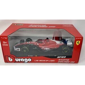 Diecast Cars Bburago 1:18 Formula 1 Die-cast Ferrari 2024 Miami Charles Leclerc